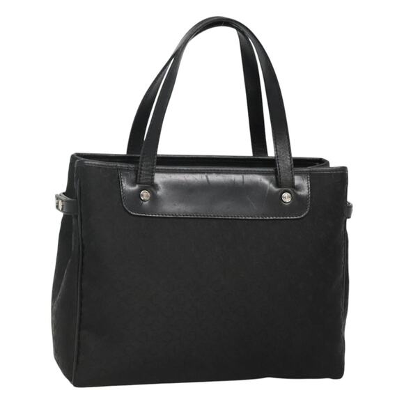 CELINE C Macadam Canvas Hand Bag Black - Picture 1 of 12